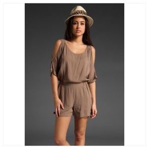 Ella Moss Taupe Shorts Romper